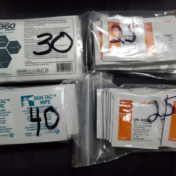 Adhesive Skin Prep Kit, SKIN TAC, UNI-SOLVE, GEMCORE 360 - Picture 1 of 7